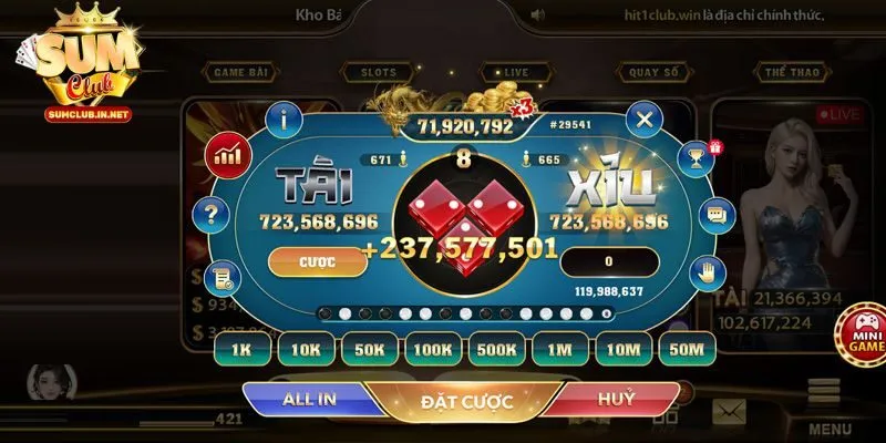 Game Tài Xỉu là trò chơi được đánh giá cao